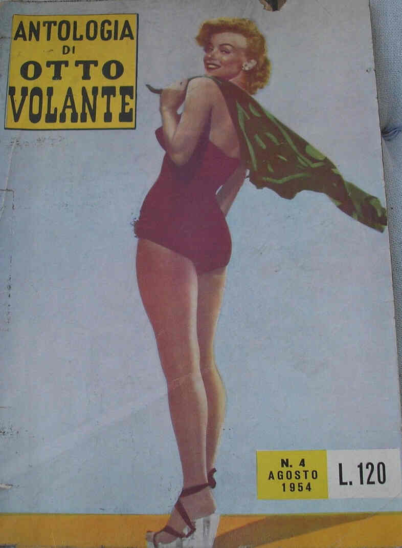 ANTOLOGIA DI OTTO VOLANTE magazine side cover Issue 4 August 1954