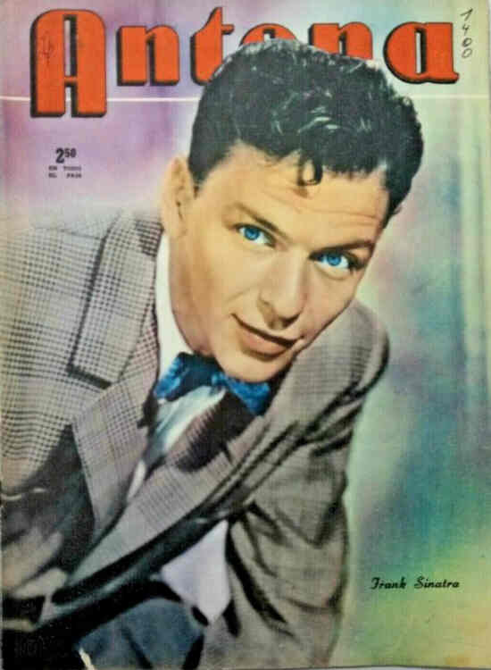 ANTENA magazine side cover Issue 1400 March 1958
