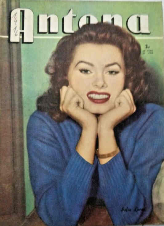 ANTENA magazine side cover Issue 1416   1958