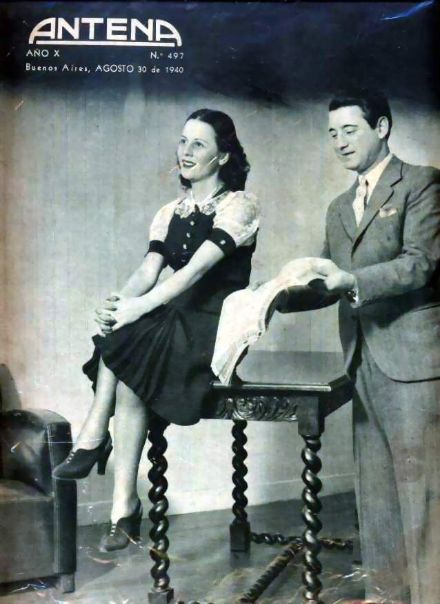 ANTENA magazine side cover Issue 497 30 August 1940