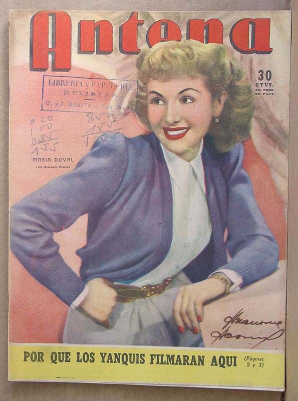 ANTENA magazine side cover Issue 876 9 December 1947