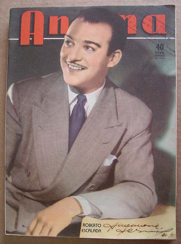 ANTENA magazine side cover Issue 952 21 June 1949