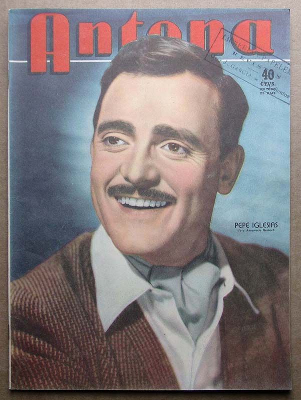 ANTENA magazine side cover Issue 955 12 July 1949