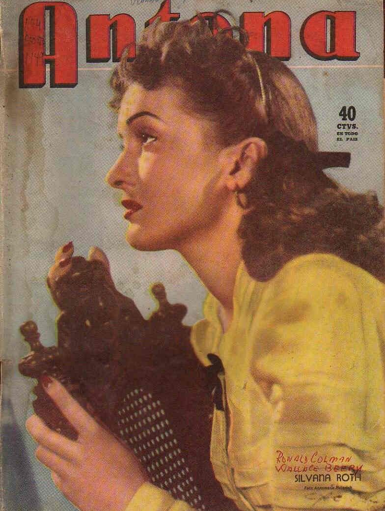 ANTENA magazine side cover Issue 962 August 1949