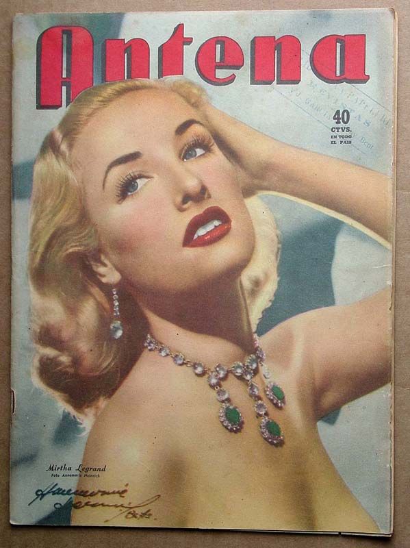 ANTENA magazine side cover Issue 981 10 January 1950