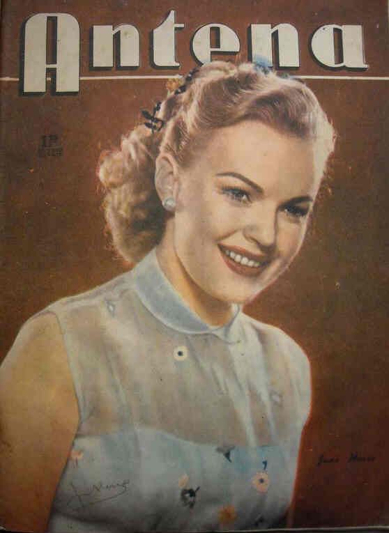 ANTENA magazine side cover Issue 1182 17 November 1953