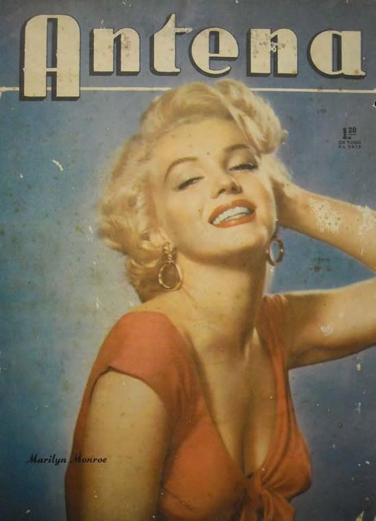 ANTENA magazine side cover Issue 1222 August 1954
