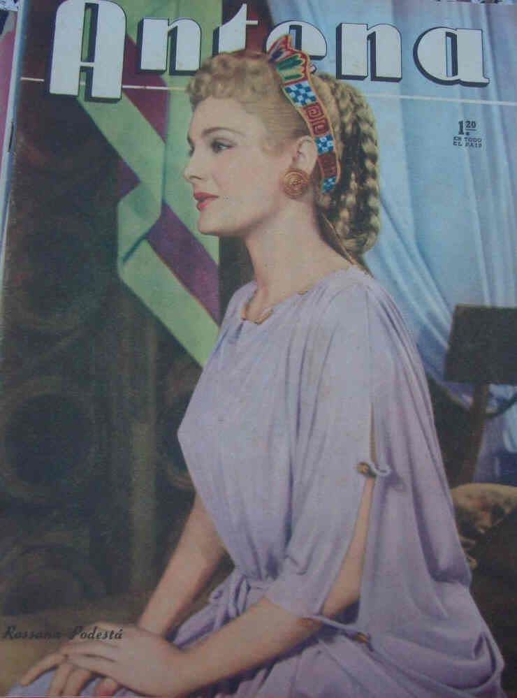 ANTENA magazine side cover Issue 1230 19 October 1954