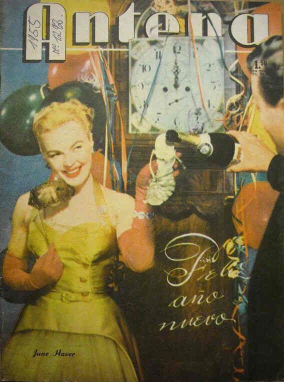 ANTENA magazine side cover Issue 1292 27 December 1955