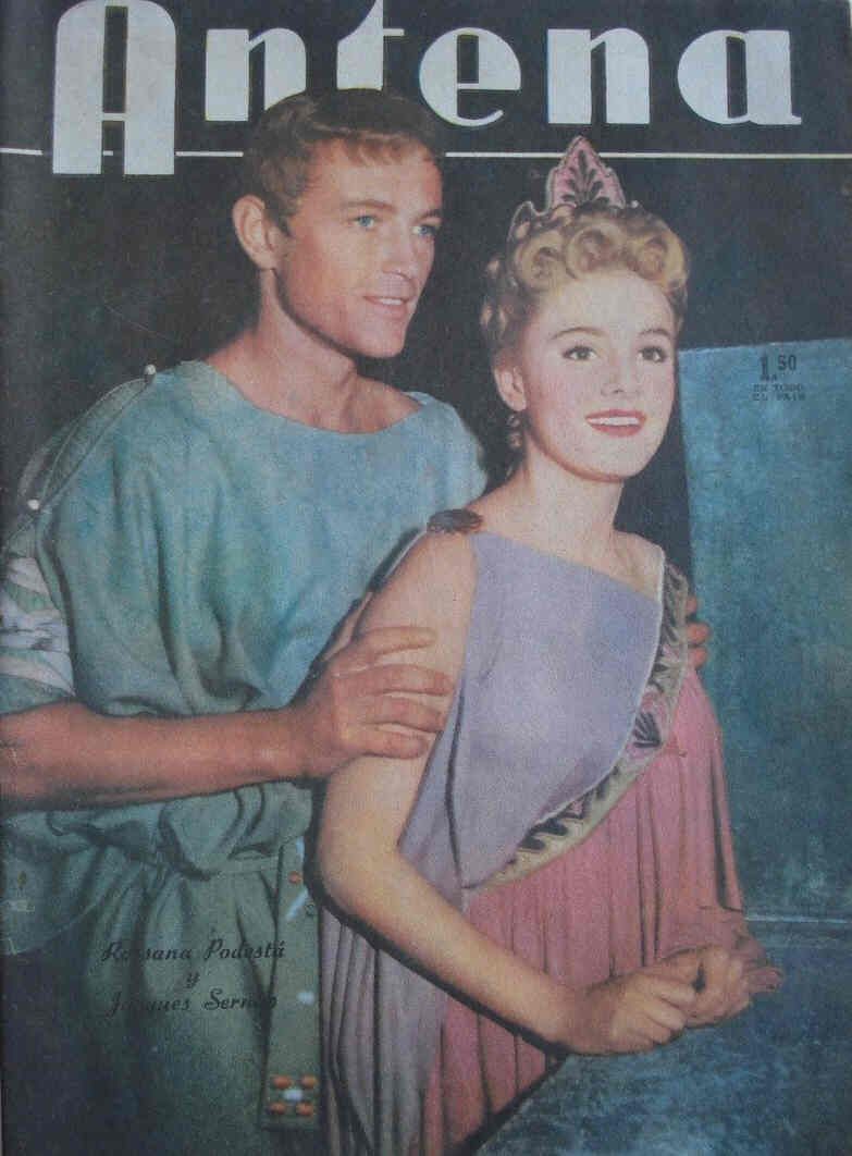 ANTENA magazine side cover Issue 1296 24 January 1956