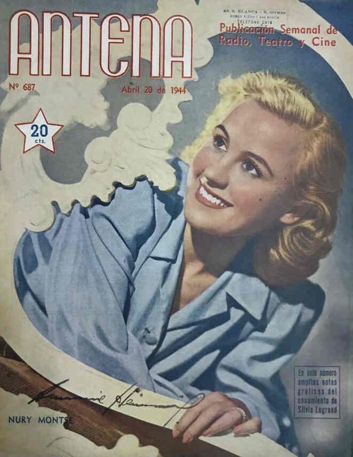 ANTENA magazine side cover Issue 687 20 April 1944