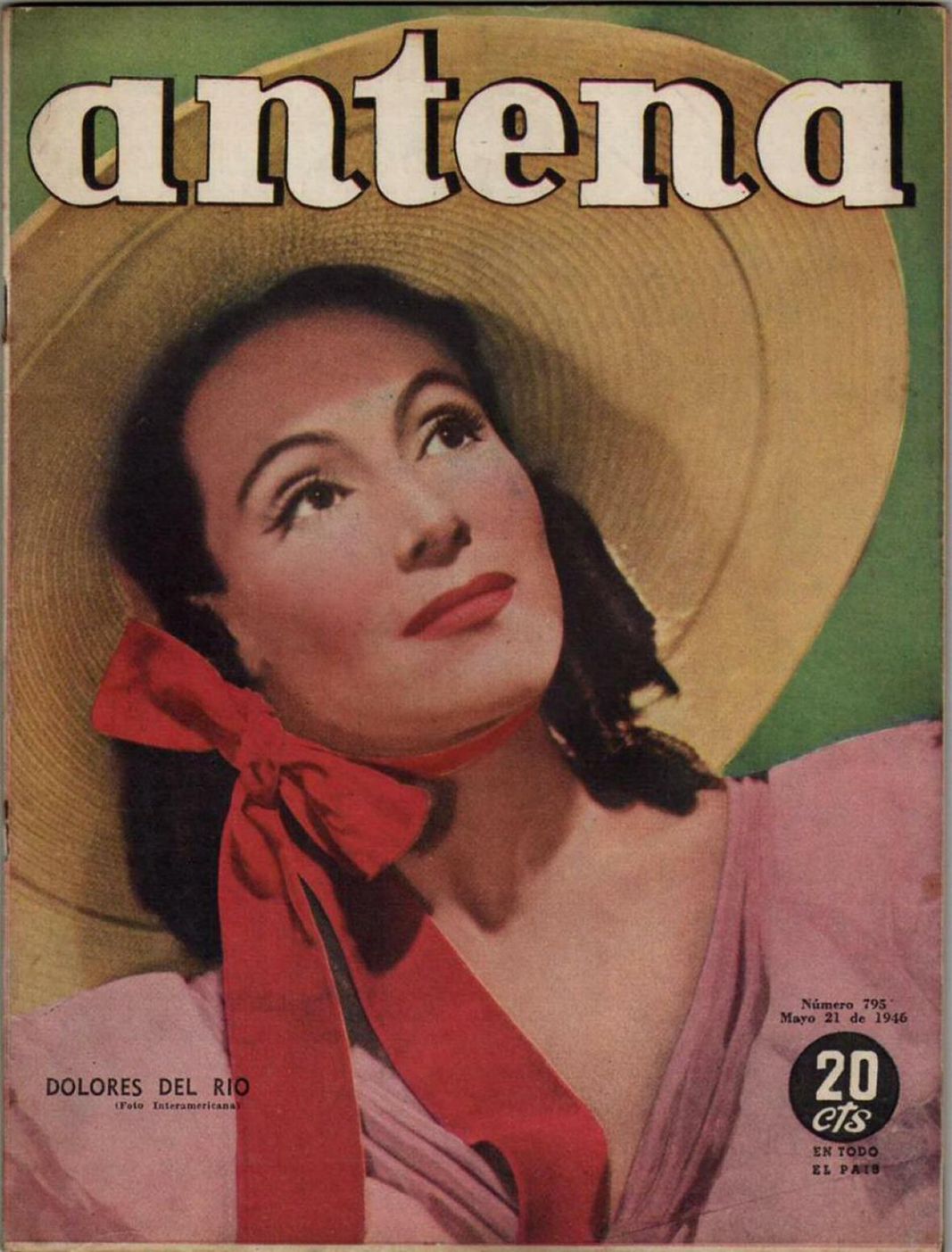 ANTENA magazine side cover Issue 795 21 May 1946