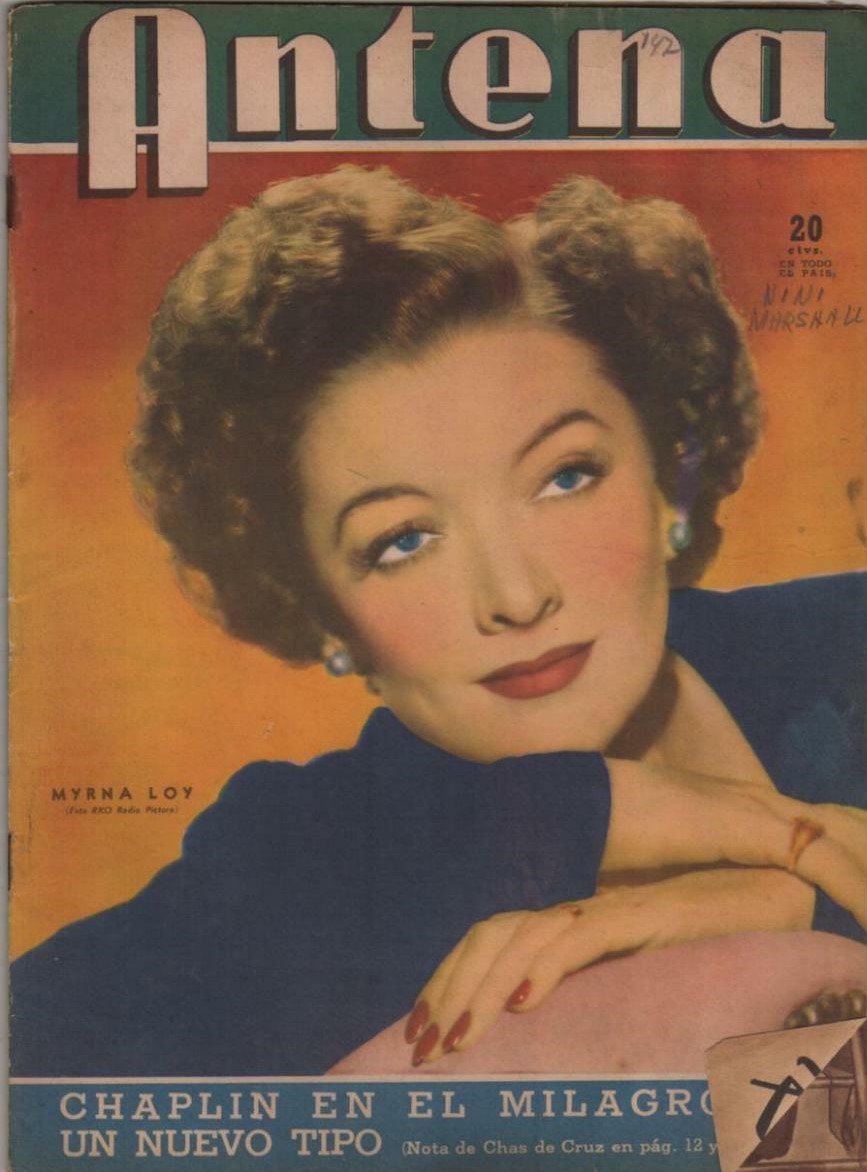 ANTENA magazine side cover   1947