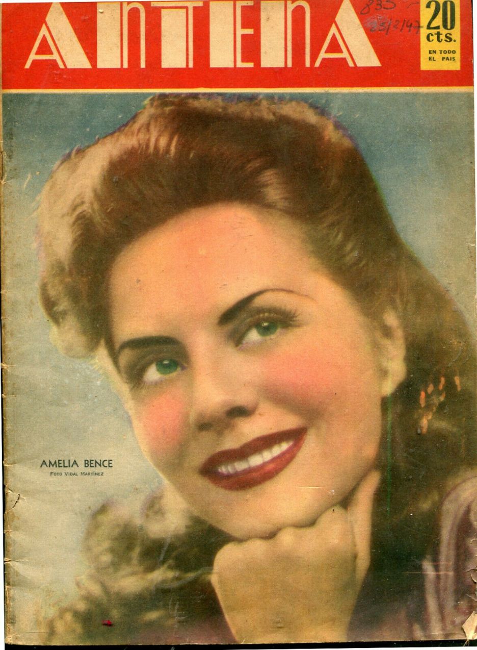 ANTENA magazine side cover Issue 835  February 1947