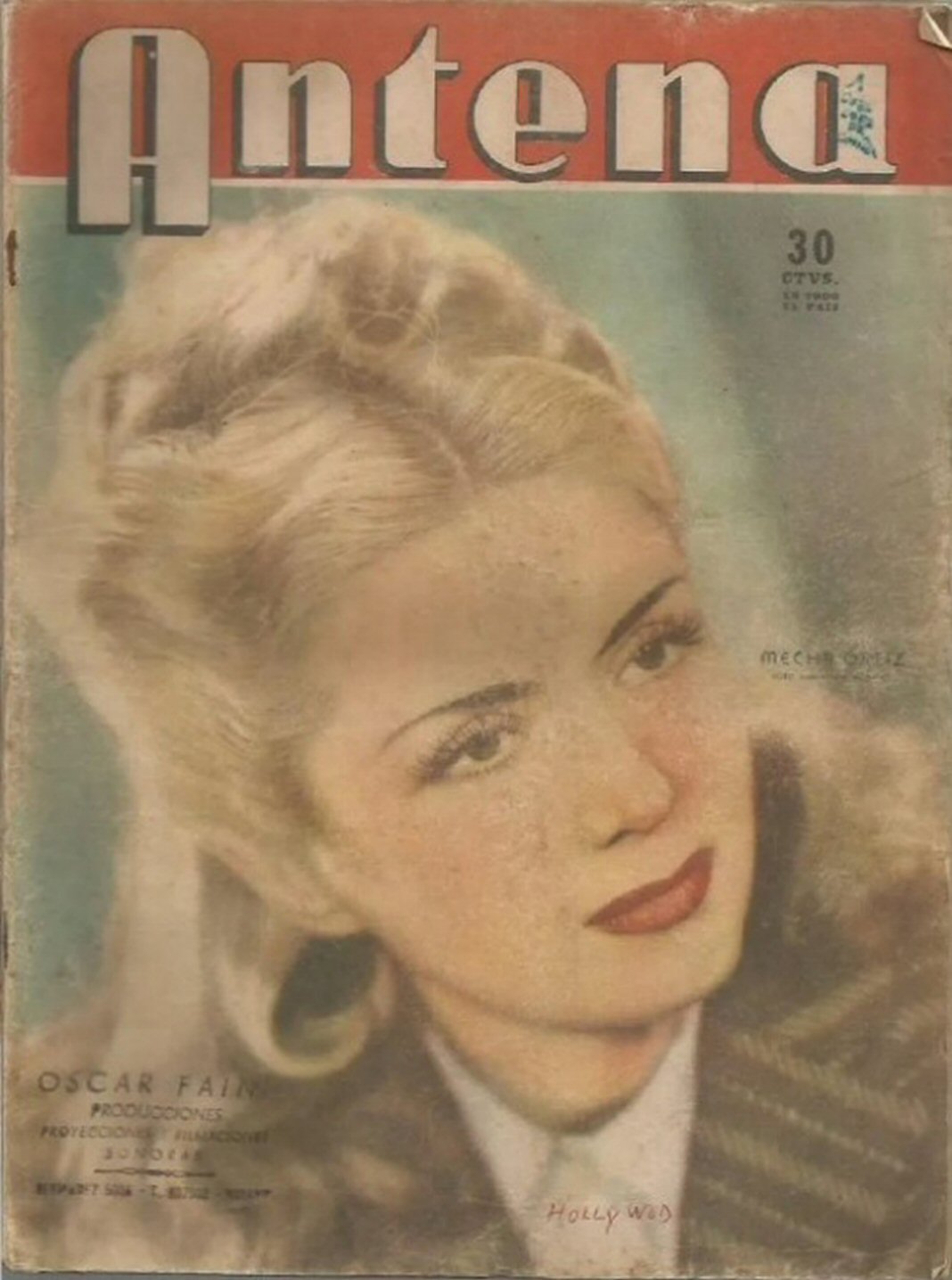 ANTENA magazine side cover Issue 896   1948