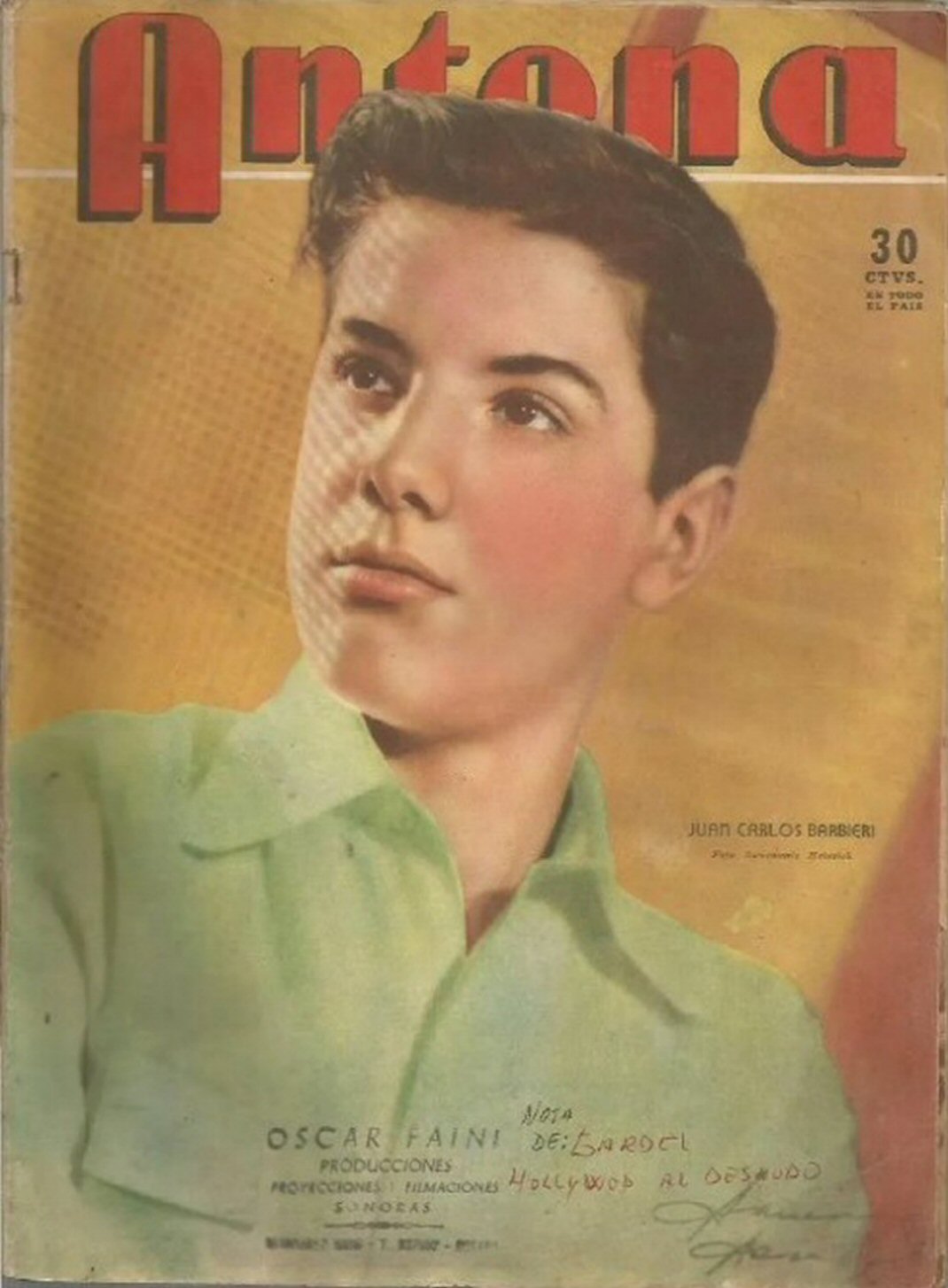 ANTENA magazine side cover Issue 901   1948