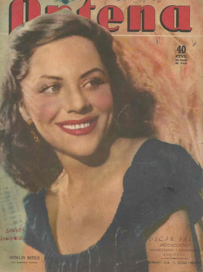 ANTENA magazine side cover Issue 972 8 November 1949