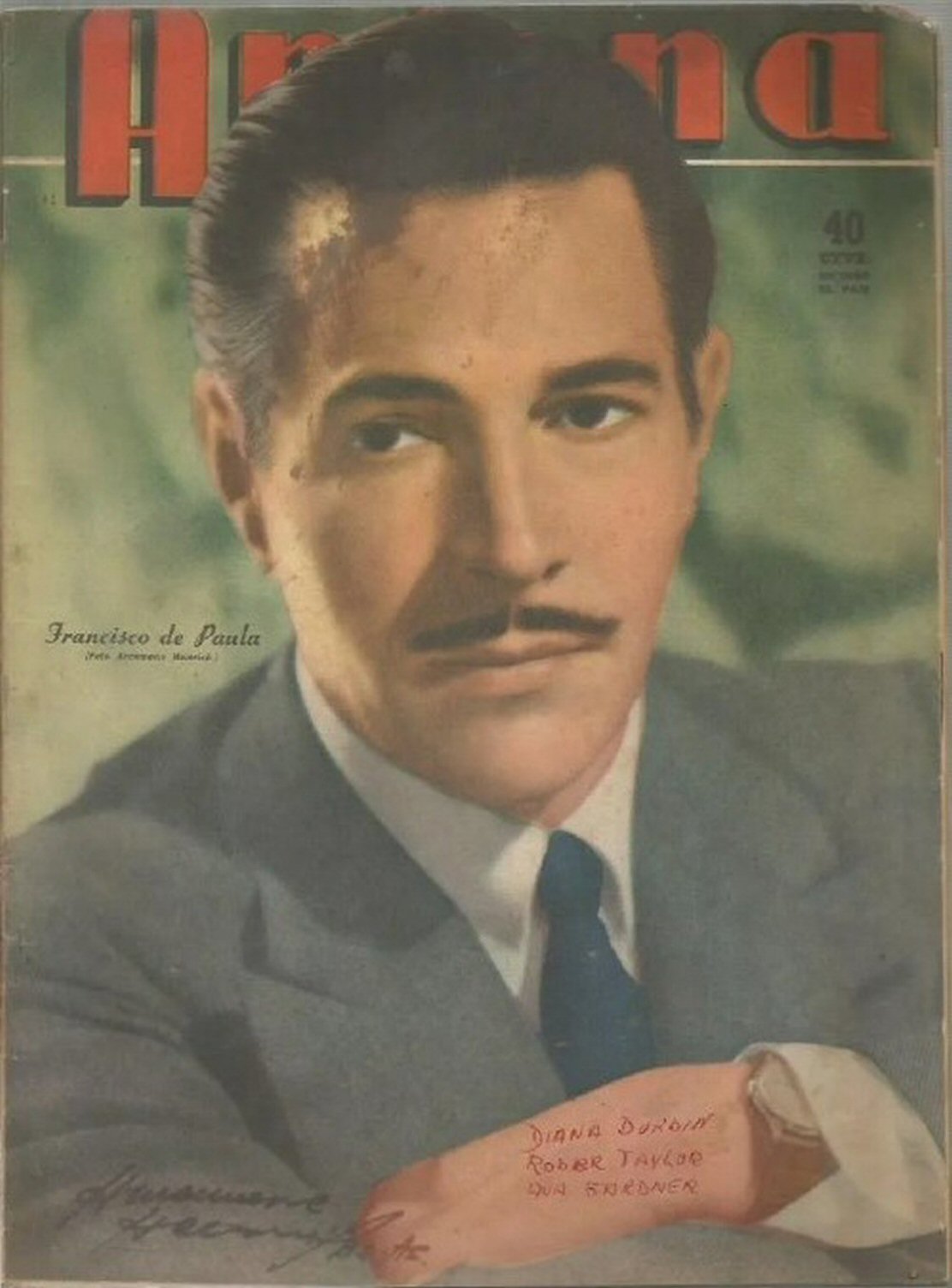 ANTENA magazine side cover Issue 977   1949