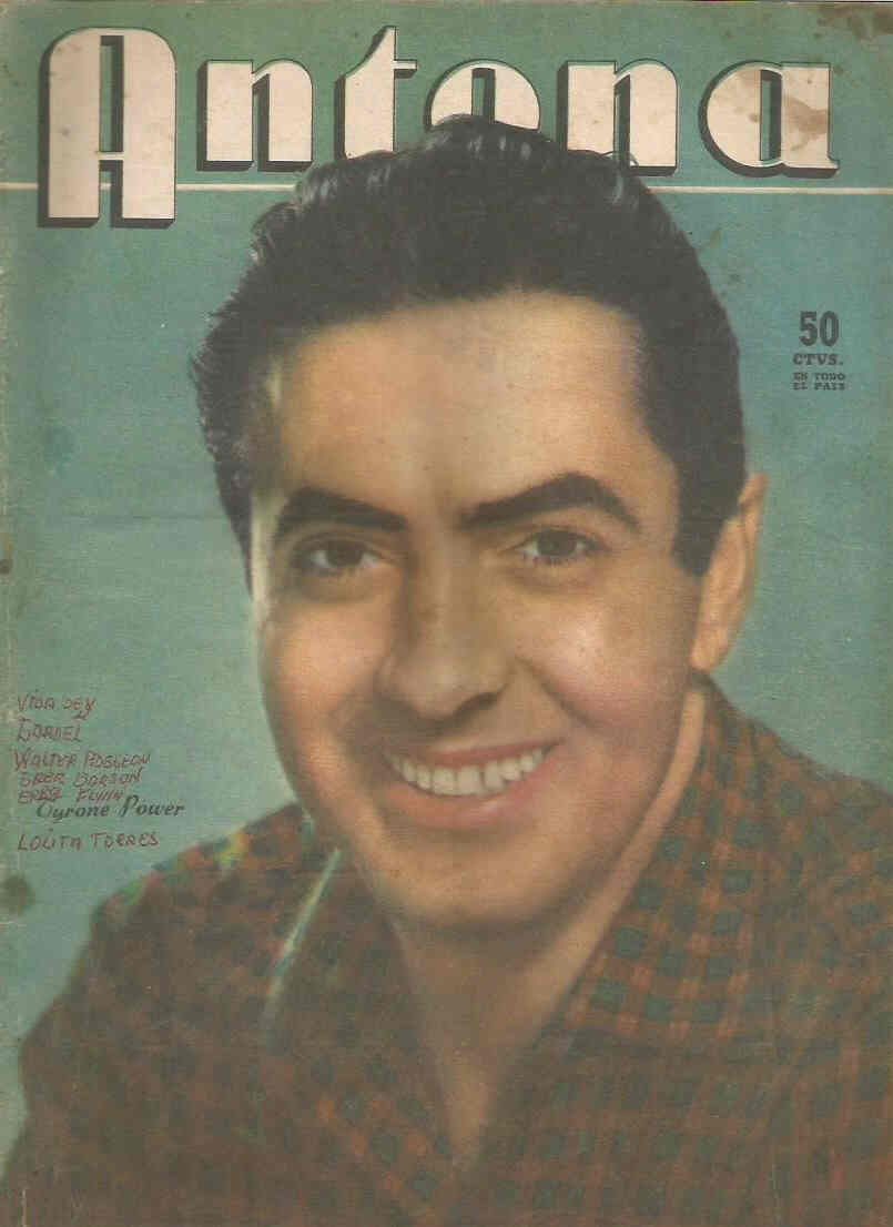 ANTENA magazine side cover Issue 1024 7 November 1950