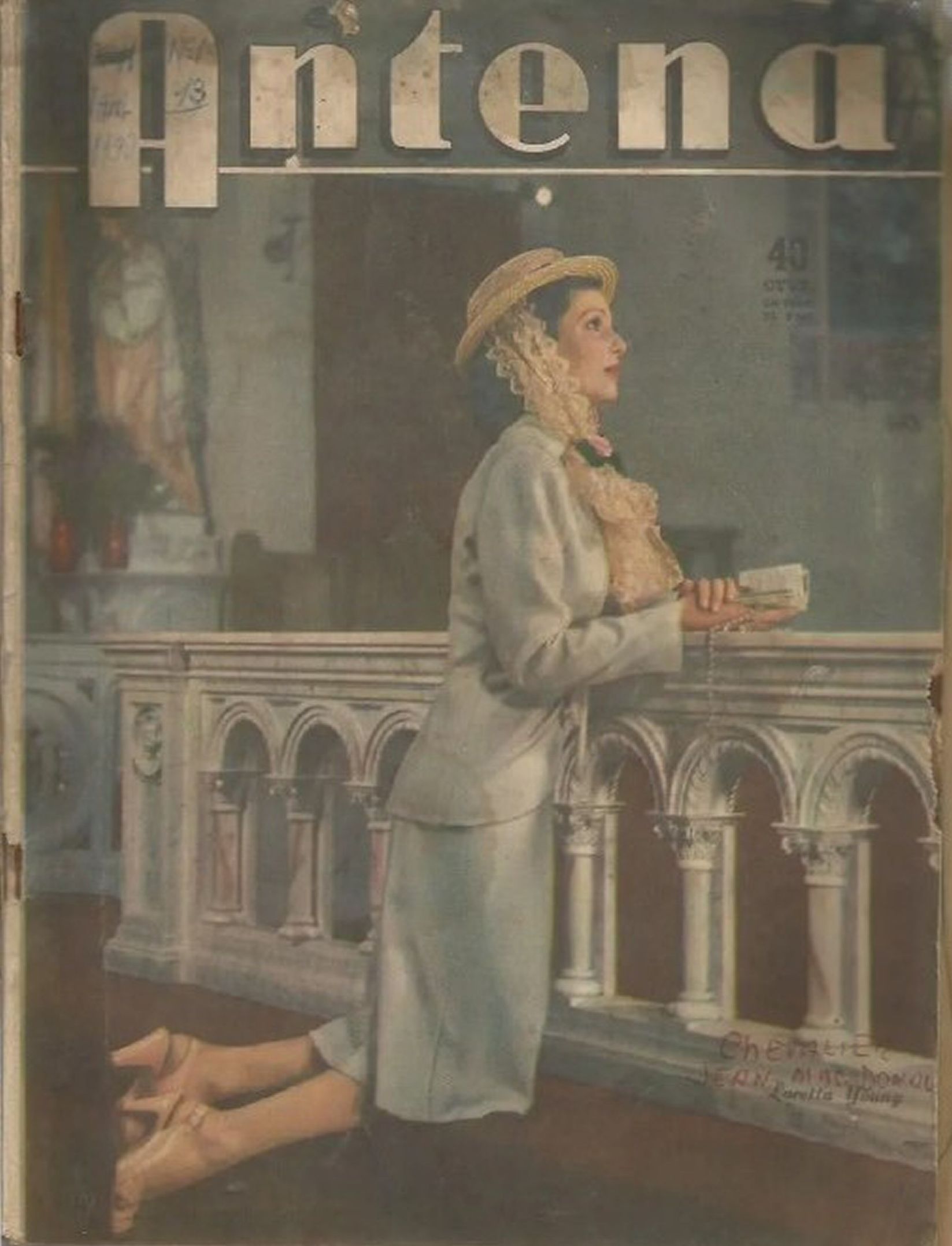 ANTENA magazine side cover Issue 993   1950