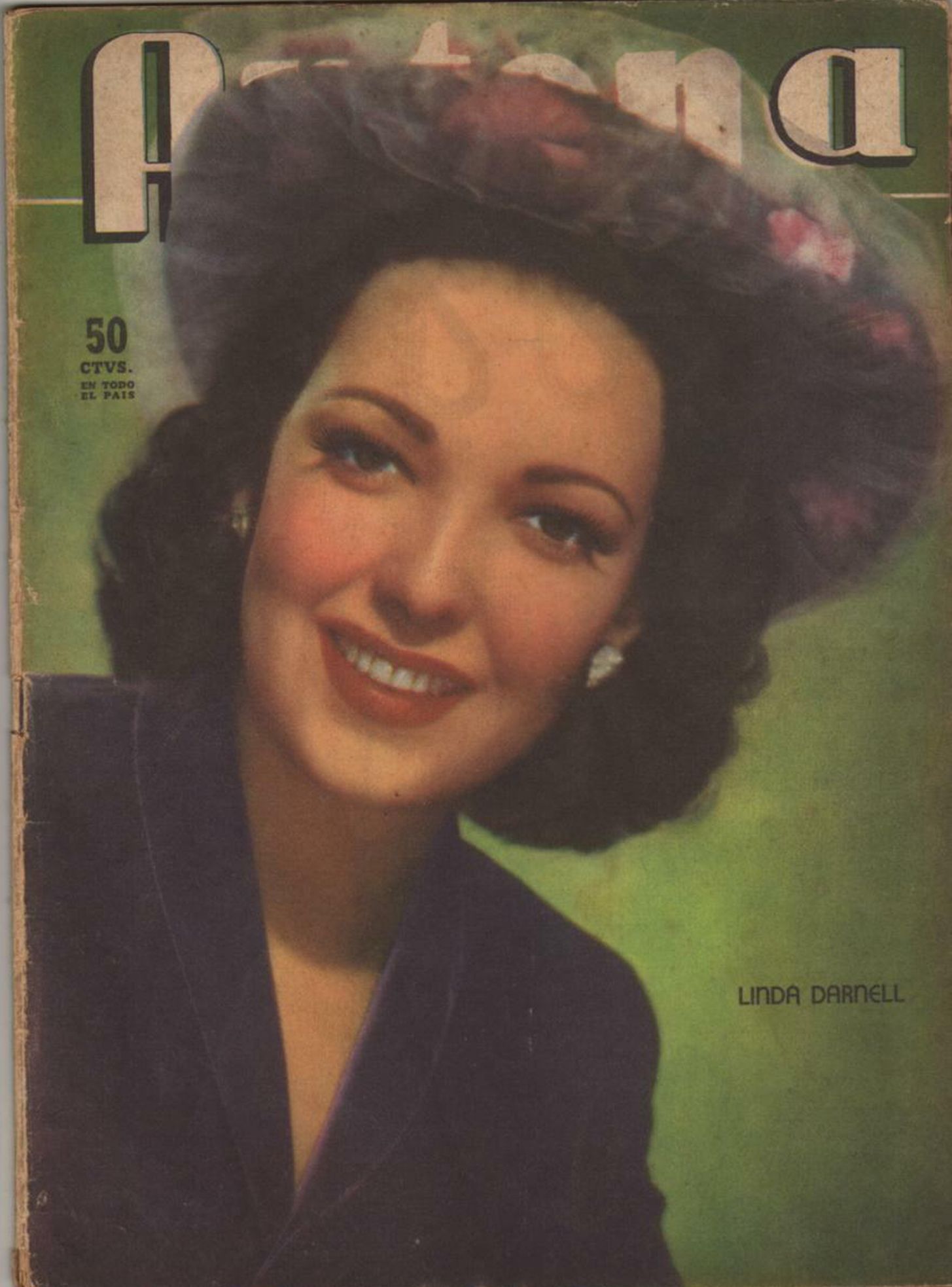 ANTENA magazine side cover   1951