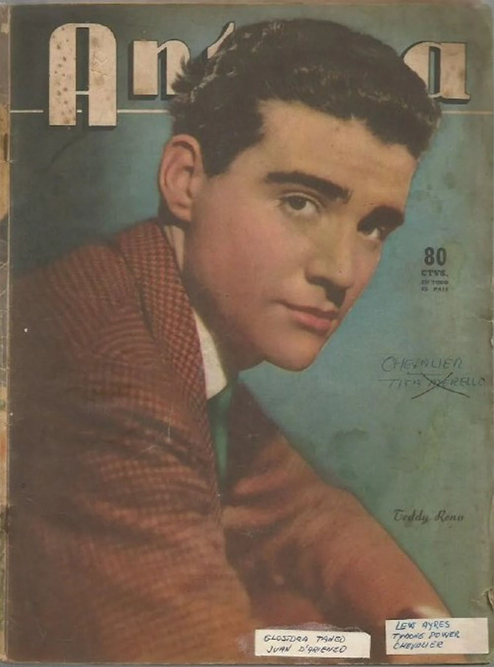 ANTENA magazine side cover Issue 1062   1951