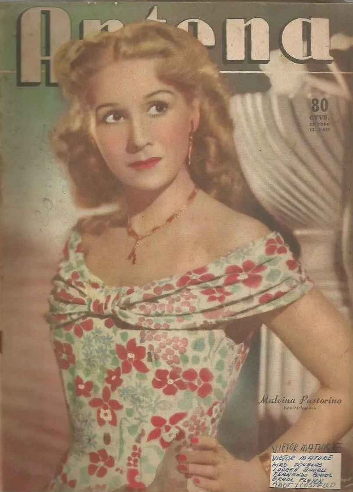 ANTENA magazine side cover Issue 1066   1951