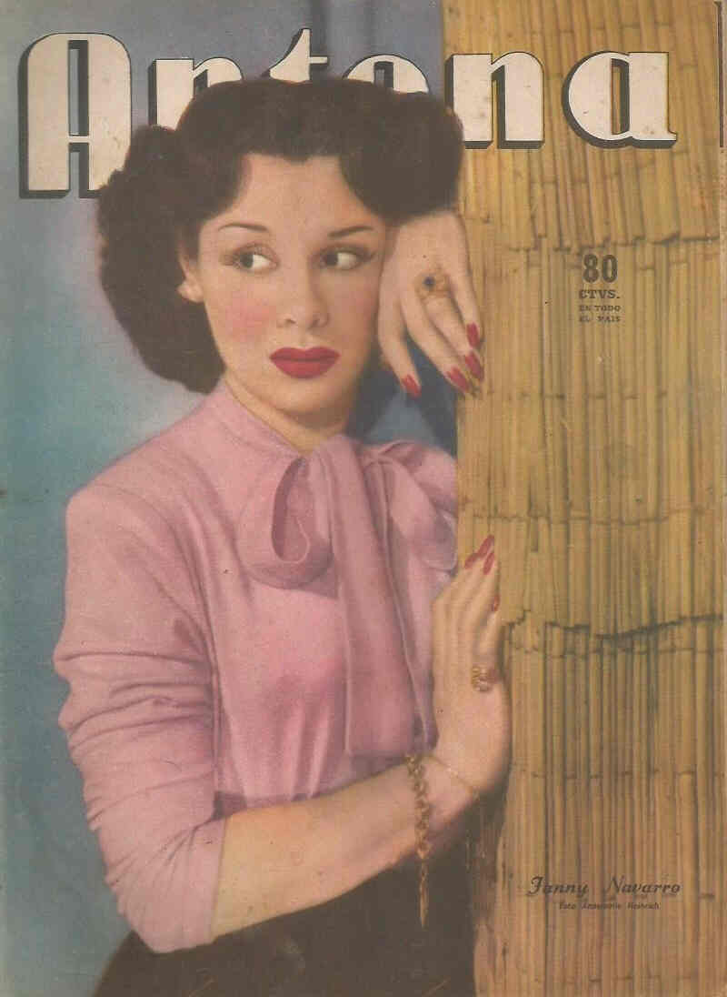 ANTENA magazine side cover Issue 1075  1951