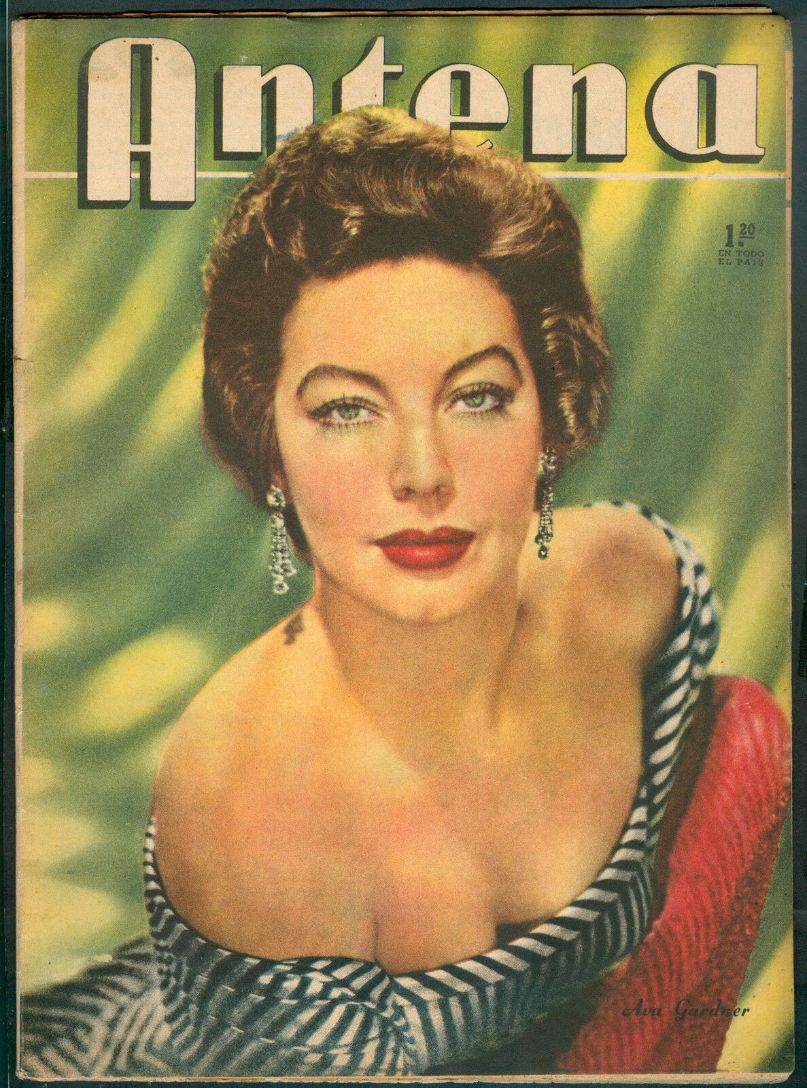 ANTENA magazine side cover Issue 1228 5 October 1954