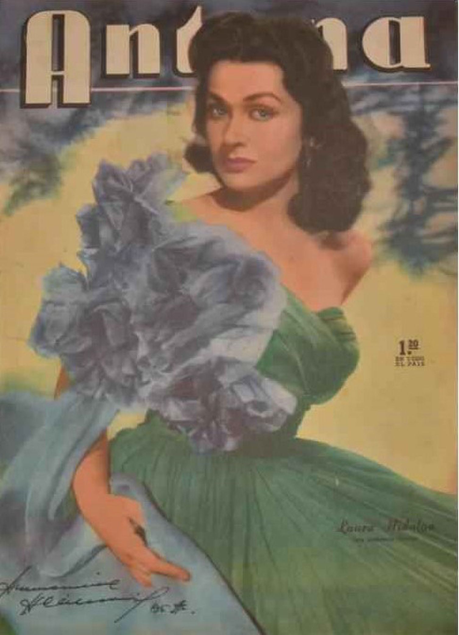 ANTENA magazine side cover   1954
