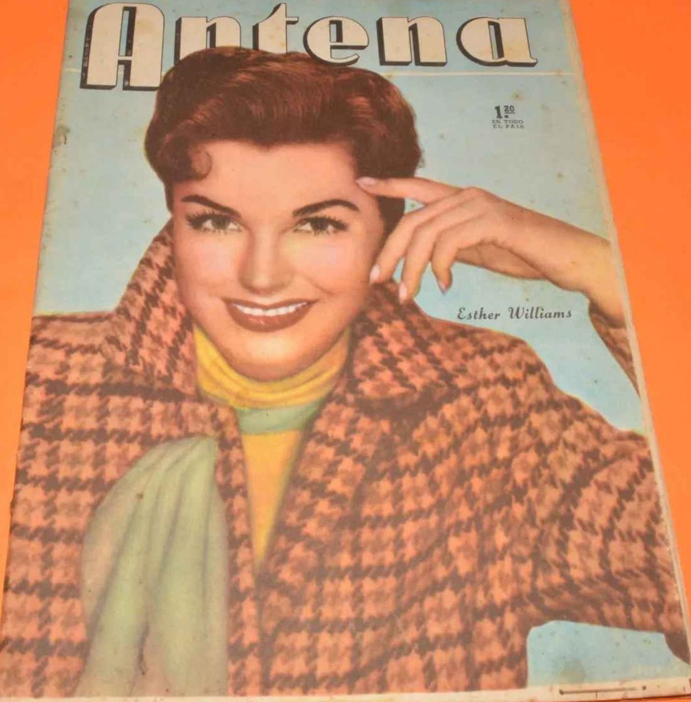 ANTENA magazine side cover Issue 1252  March 1955