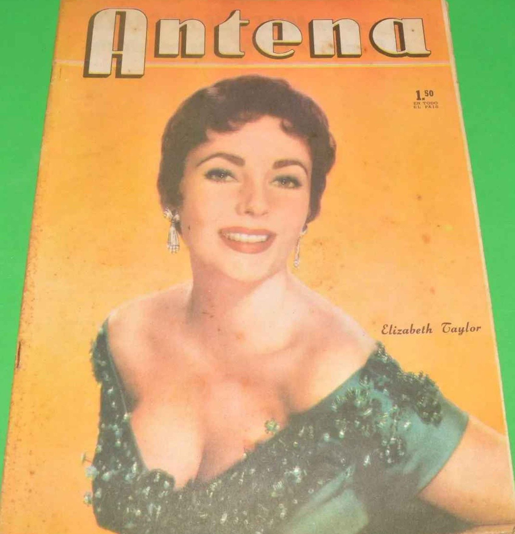 ANTENA magazine side cover Issue 1258  May 1955
