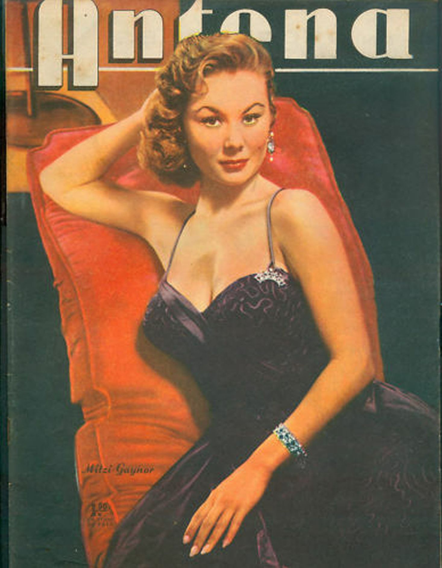 ANTENA magazine side cover Issue 1263  June 1955