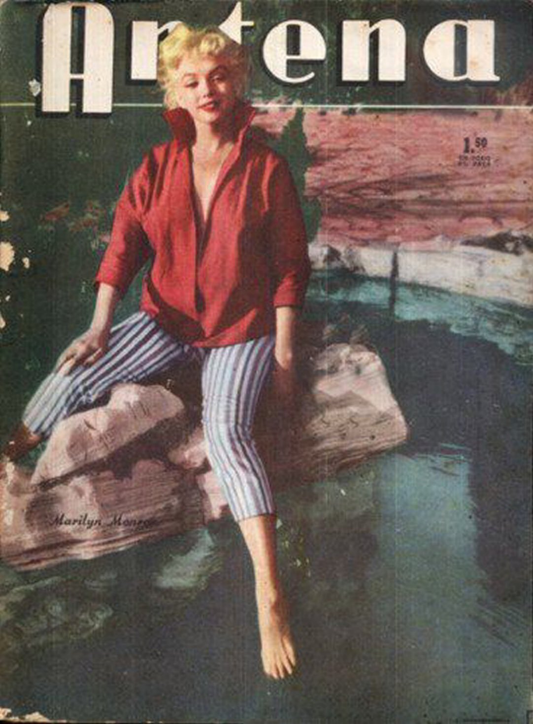 ANTENA magazine side cover   1955