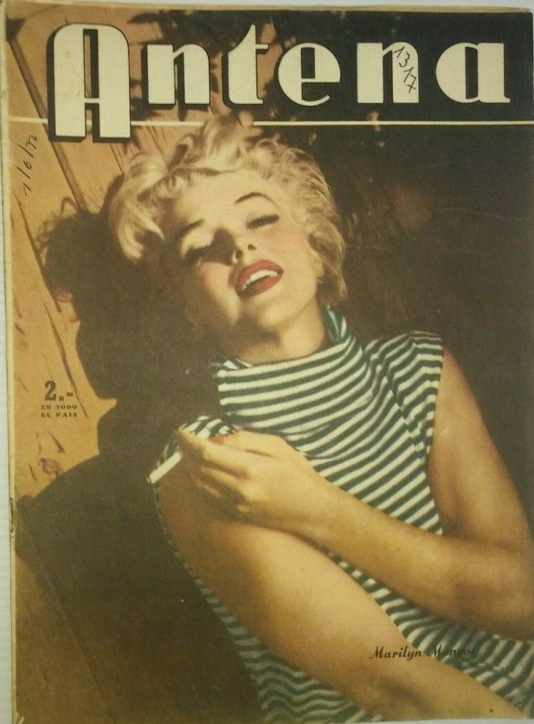 ANTENA magazine side cover Issue 1317 7 June 1956
