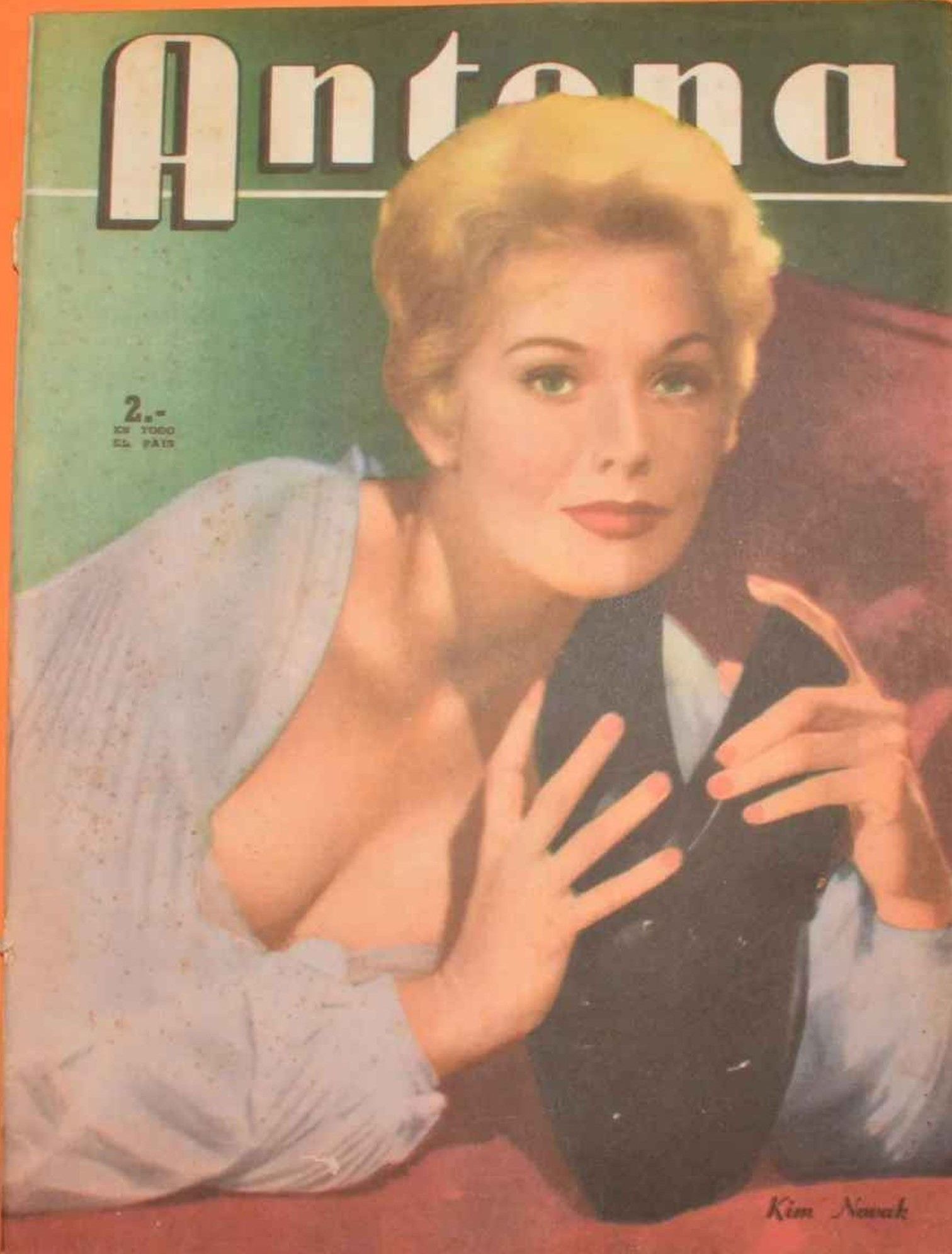 ANTENA magazine side cover Issue 1337  November 1956