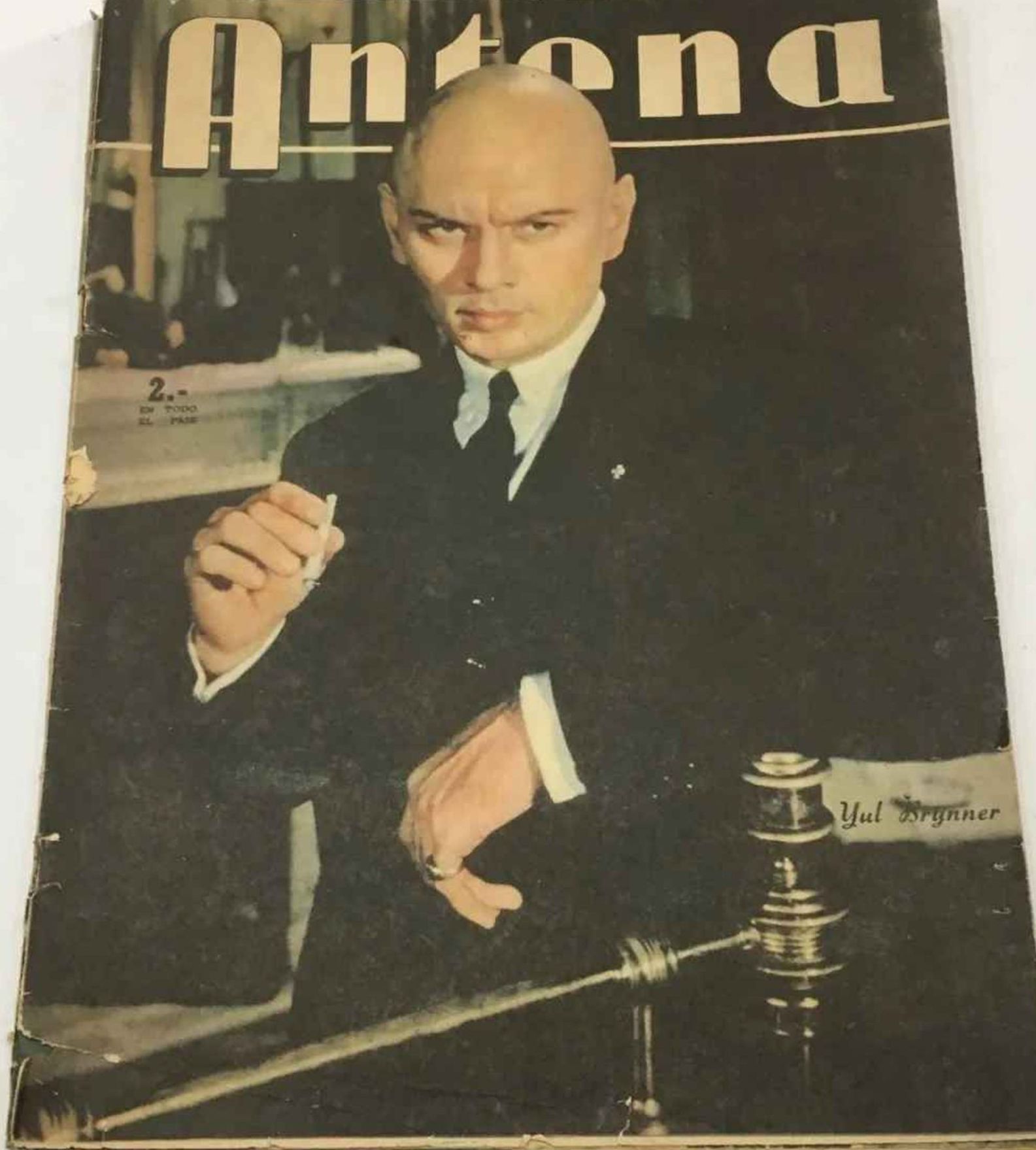 ANTENA magazine side cover   1957
