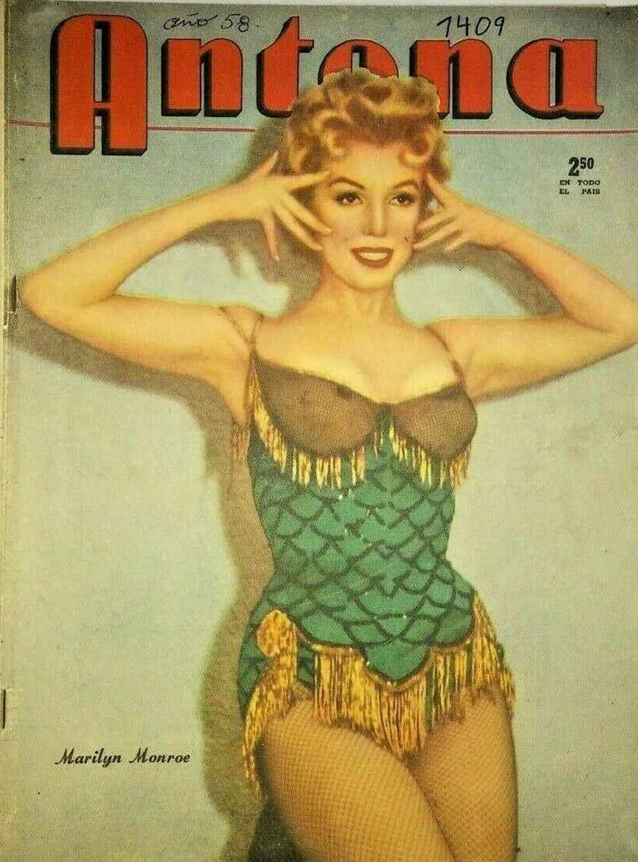 ANTENA magazine side cover Issue 1409  May 1958