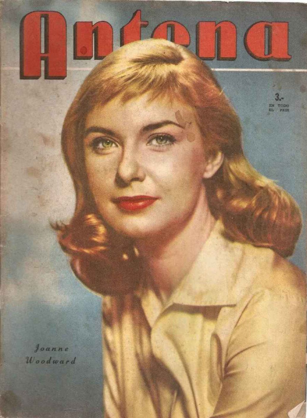 ANTENA magazine side cover  July 1958