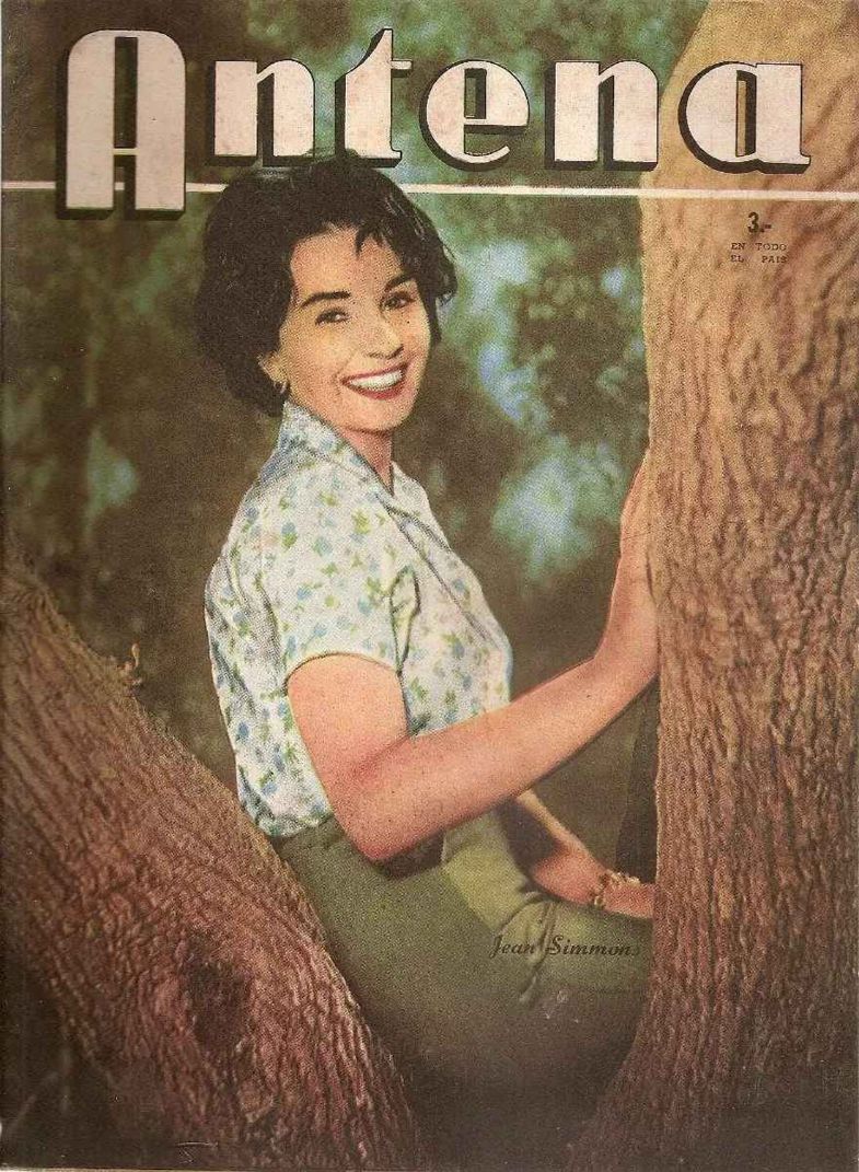 ANTENA magazine side cover Issue 1422  August 1958