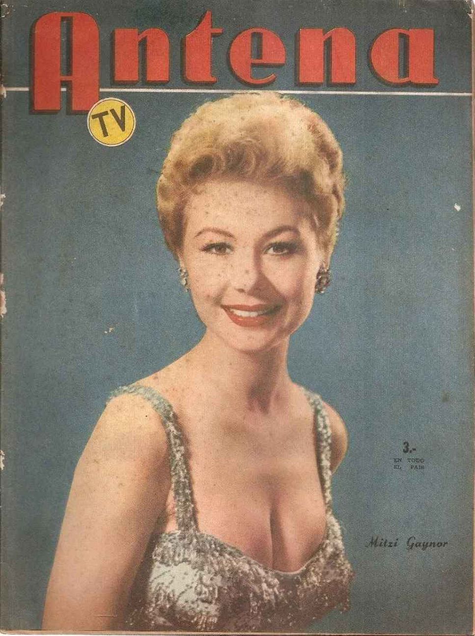 ANTENA magazine side cover Issue 1430  October 1958