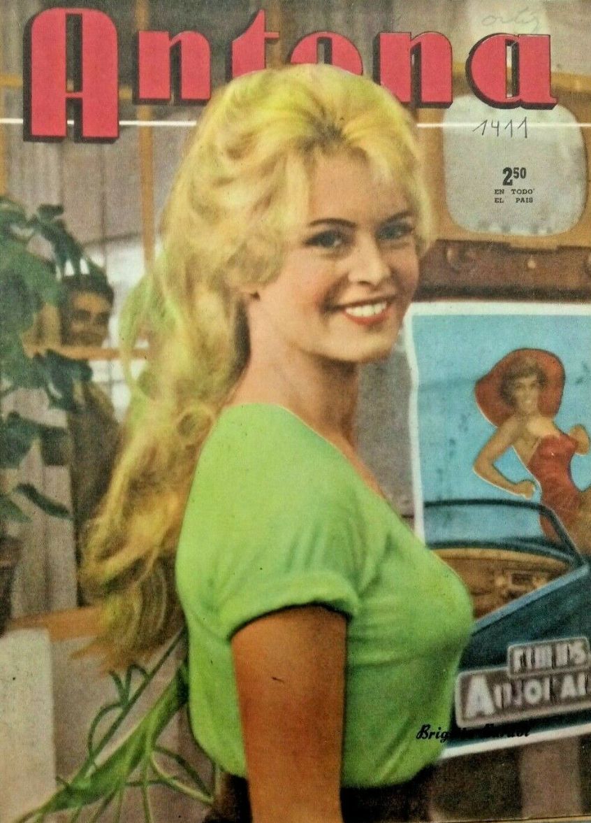 ANTENA magazine side cover Issue 1411   1958