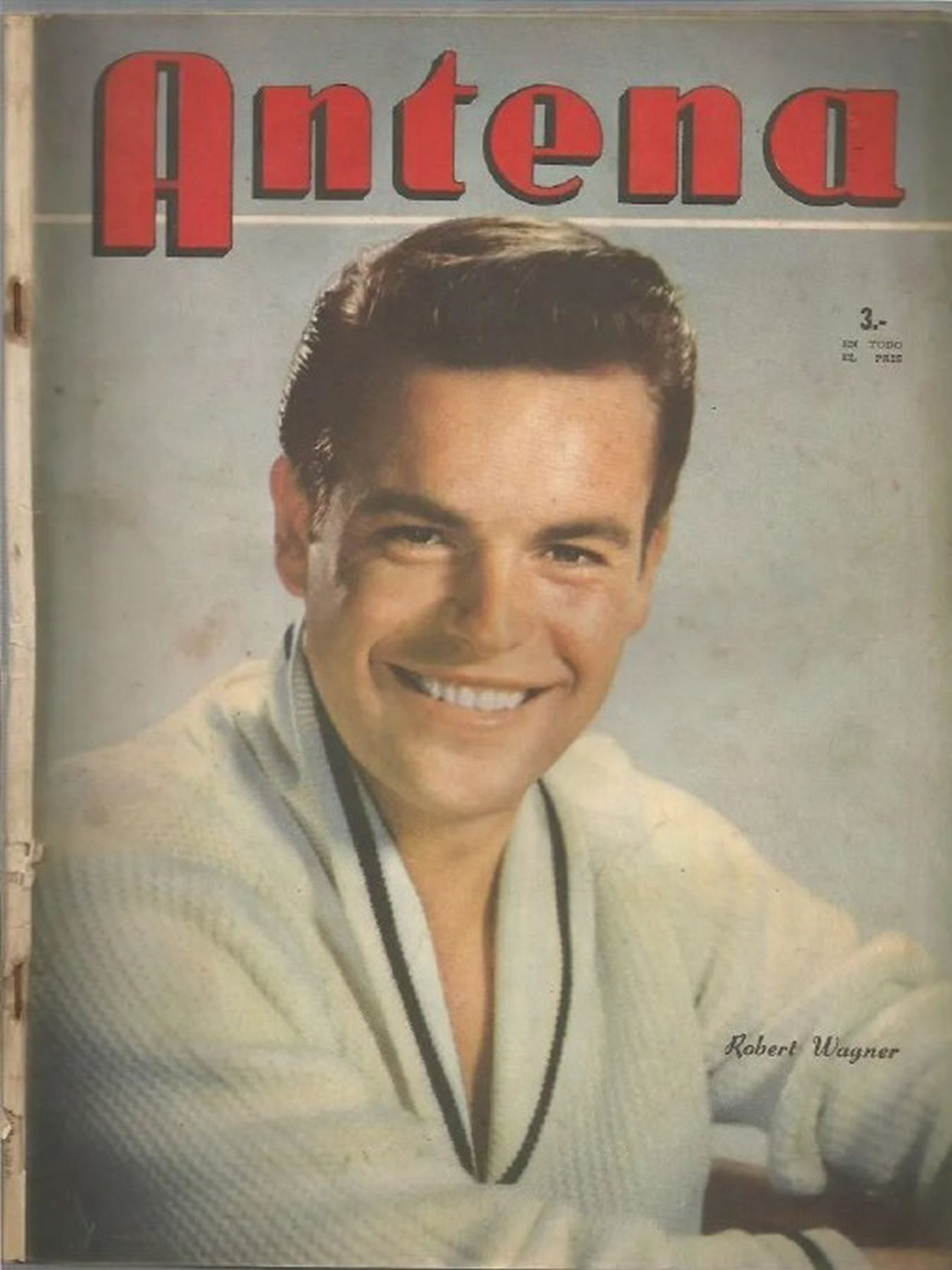ANTENA magazine side cover Issue 1419 8 July 1958