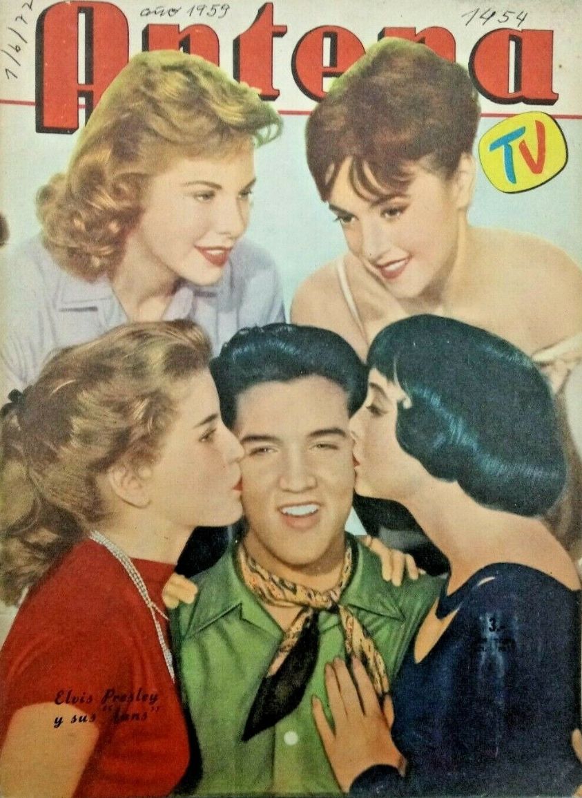 ANTENA magazine side cover Issue 1454   1959