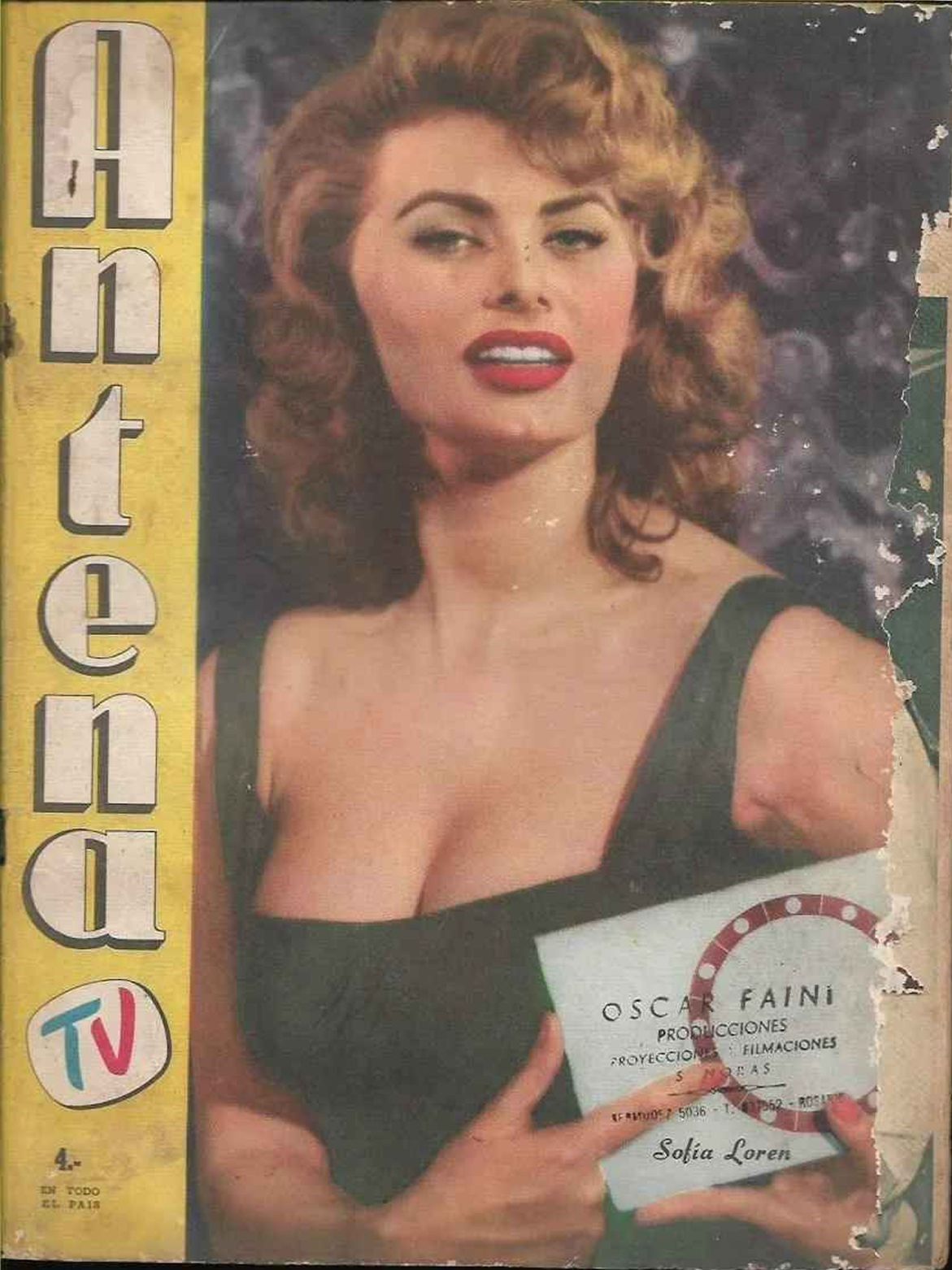 ANTENA magazine side cover Issue 1462   1959