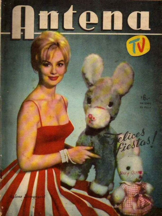 ANTENA magazine side cover Issue 1493   1959