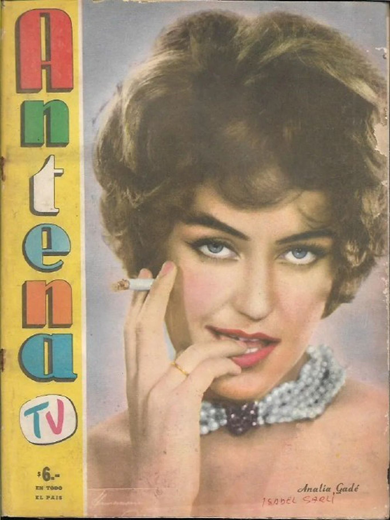 ANTENA magazine side cover Issue 1502  February 1960