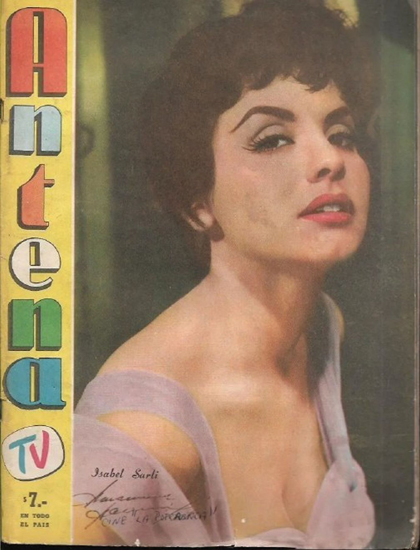 ANTENA magazine side cover Issue 1533   1960