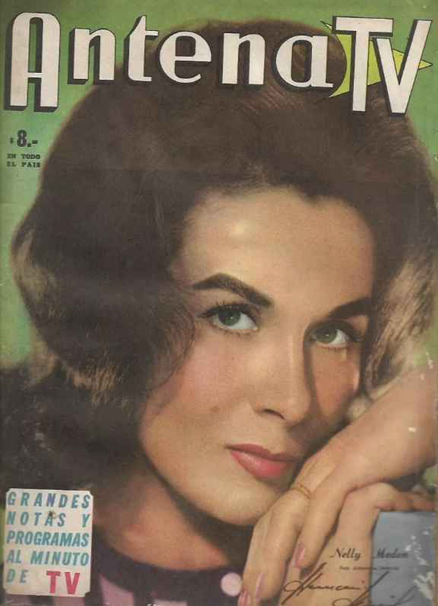 ANTENA magazine side cover Issue 1576  July 1961