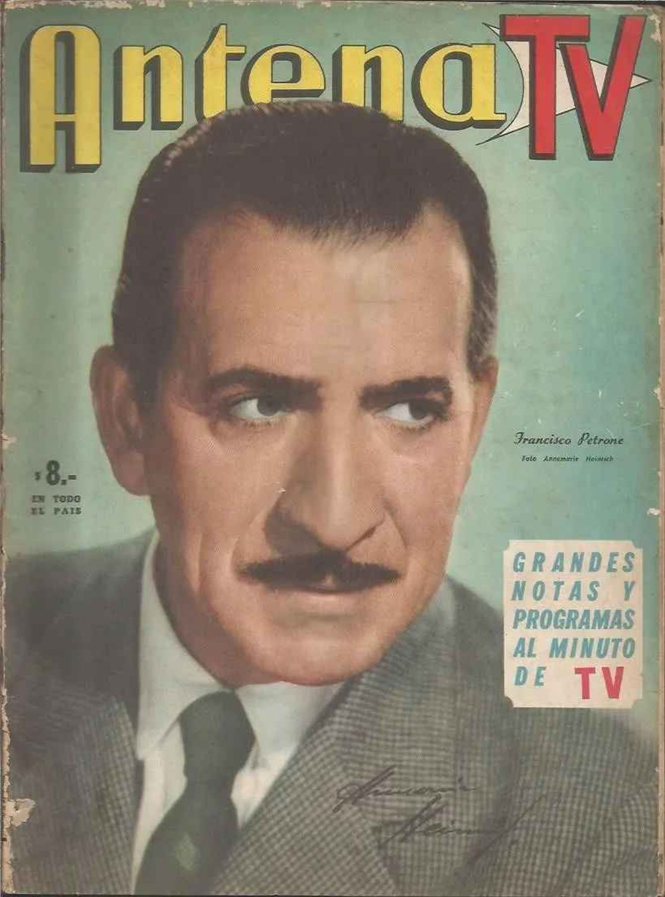 ANTENA magazine side cover Issue 1583   1961